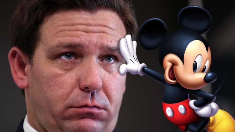 Mickey Mouse Beats Ron DeSantis