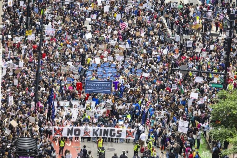 Massive No King Anti-Trump Protests